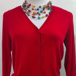 Red Cardigan